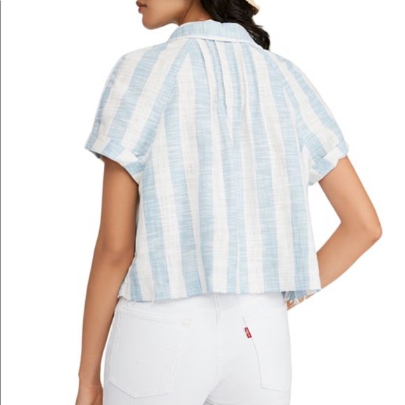 Free people button up crop top - Picture 2 of 5